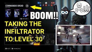 INFILTRATOR MAXED OUT TO LEVEL 30! - STAR WARS BATTLEFRONT ll