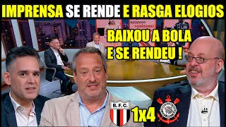 CORINTHIANS METE 4X1 E FAZ A IMPRENSA RASGAE ELOGIOS ! BOTAFOGO 1X4 CORINTHIANS