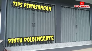 cara tepat pemasangan pintu poldinggate