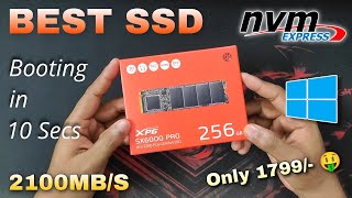 Best NVMe M.2 SSD under ₹2000🔥 XPG SX6000 PRO 256GB Unboxing, Review & Installation !