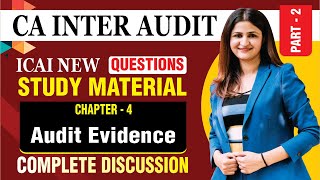 CA INTER AUDIT SM QUES SERIES | AUDIT EVIDENCE   | CA INTER REVISION MAY 2024 EXAMS REVISION |