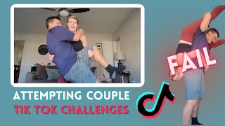 ATTEMPTING COUPLE TIK TOK CHALLENGES | FUNNY FAIL