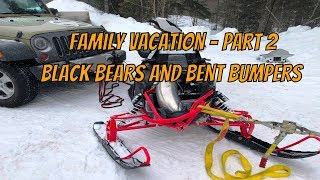 February Vacation Snowmobiling in NH - Part 2