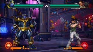 MARVEL VS CAPCOM INFINITE My Solo Thanos Combo