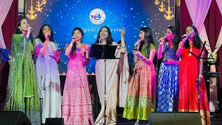 DTA Ugadi celebrationsII Singer Sunitha II Rithwika II Swaraalapana School of Music II Neeli Neeli