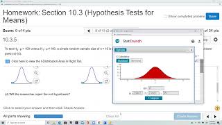 Elementary Stats Lesson 136: Hypothesis Test for Means Word Problems (Section 10.3 Problems 8-10)