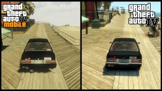 GTA IV Android vs GTA IV PC | Side By Side Comparison