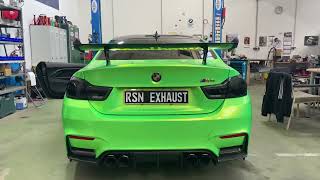 BMW M4 - Soundfile ON/OFF Stage 2 | RSN EXHAUST