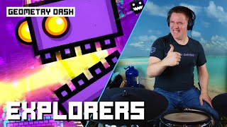 Explorers From Geometry Dash On Drums!