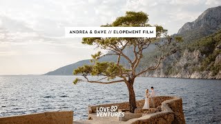 Hvar adventure elopement with sea jump // Andrea and Dave