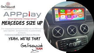 Mercedes A Class W176 2014 APPplay Size UP  10.25'' Apple carplay AndroidAuto MirroLink