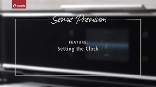 How to Set The Clock on your Caple SMART Oven