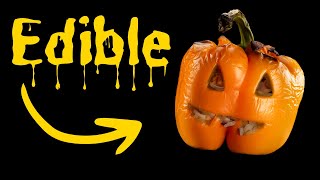 Turning a Pepper Into an Edible Halloween Jack-O-Lantern