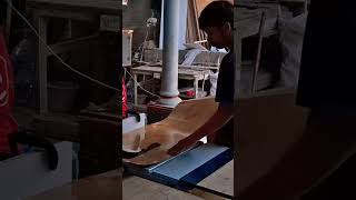 potong hpl dengan table saw #woodworkingfurniture #woodworking