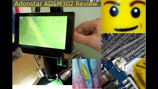 Adonstar ADSM302 Digital Microscope Amazon Review, 5-inch screen