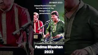 Ustaad Rashid Khan | Live at The Bengal Club, Jamshedpur| 😍😍😍 #musiceducation #musicchannel