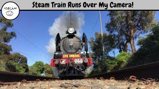 Steam Train Runs Over My Camera!