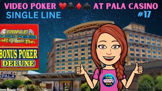 Full Pay Progressive Time! Video Poker at Pala Casino 17 E466 #videopoker,#casino,#gambling