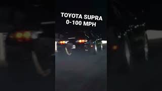 Toyota Supra 0-100 Launch Test #shorts