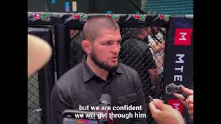 Khabib talks about their preparation for UFC 280.