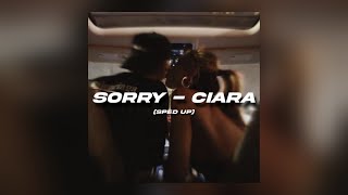 Sorry - Ciara (sped up)