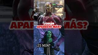 🤔 QUIÉN TUVO MÁS TIEMPO EN PANTALLA EN INFINITY WAR?