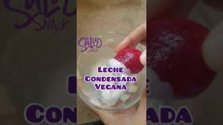 Leche condensada vegana y apta para diabéticos