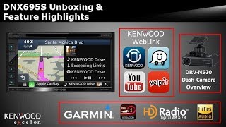 2018 KENWOOD eXcelon DNX695SS Navigation Multimedia Receiver Unboxing & Feature Highlights