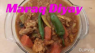 Maraq Diyay /Arabic Food/Chicken With Vegetables / English.