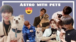 Astro (아스트로) With Pets | roa kiyoung and more dogs and cats