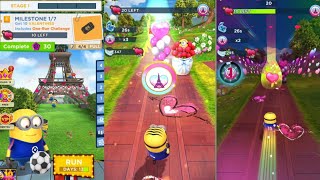 Minion Rush Special Missions From France with Love Collecting Velentines Minion Park Run#671