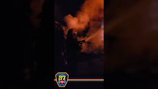 Bomberos de Campana colaboraron en el combate de un voraz incendio de pallets