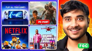 OMG! Netflix Minecraft Announced.. 😱 GTA 6 Update, God Of War Rangnarok PC, NFS Mobile & ROG Ally X