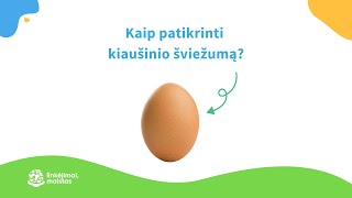 Kaip patikrinti kiaušinius?