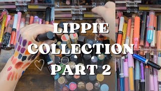 Lippie Collection and Declutter! Part 2 #makeup #lipgloss  #collection #declutter #beauty #lipstick