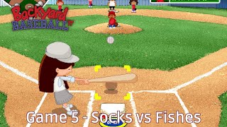 Season Game 5 - Socks vs Fishes - #BackyardBaseball97