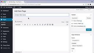 Add Pages In WordPress #12