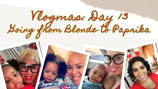 Vlogmas 2023 Day 13: Hair Transformation! From Blonde to Paprika | CranberryTV 💇‍♀️🔥