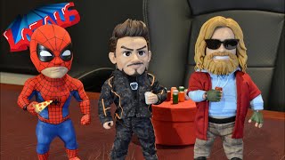 TONY STARK SPIDERMAN BRO THOR vs THE JOKER