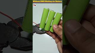 How to make 12v battery use old 18650 lithium ion cell #shorts |12v बैट्री चार्जर कैसे बनाएं #rudra