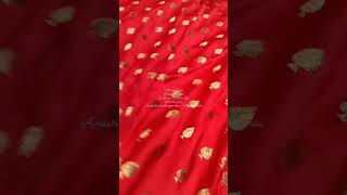 pure banarasi crepe silk saree Order on WhatsApp 8800803329#youtubeshorts #shorts #silk #fashion