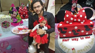 Happy birthday - Hani 6 months birthday | Happy birthday to baby song with birthday cake