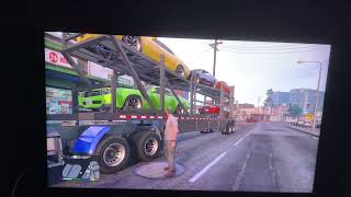 Very Rare Truck Full Of Cars GTA5