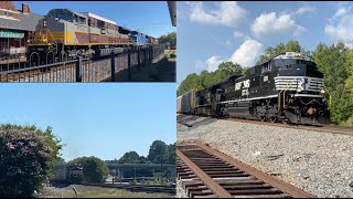 Trains in the metro Atlanta area ( includes cp 7014 and CSX 6914 )