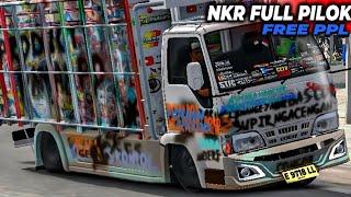 SHARE!LIVERY NKR V8 MUAT TEBU BY MUHKLAS || MOD BUSSID TERBARU||