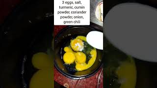 Egg Omelette Recipe #shorts #ytshorts #yt #egg