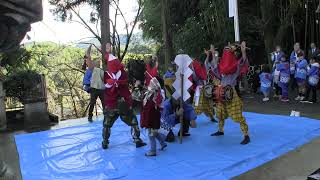 令和5年 長根神社秋季例大祭 宿獅子舞 「奉納」