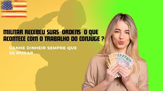 Benefício de desemprego para cônjuge como militar !