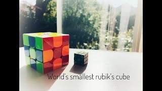 Smallest Rubik’s cube in the world!