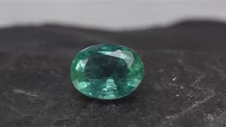 1.25 Carat Green Zambian Emerald: GemSelect Video Review